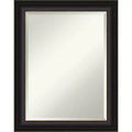 22" x 28" Trio Framed Wall Mirror Oil Rubbed Bronze - Amanti Art: Modern Beveled Glass, No Assembly Required