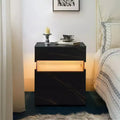LED LED Lighted 3 Drawer Nightstand for Bedroom Living Room