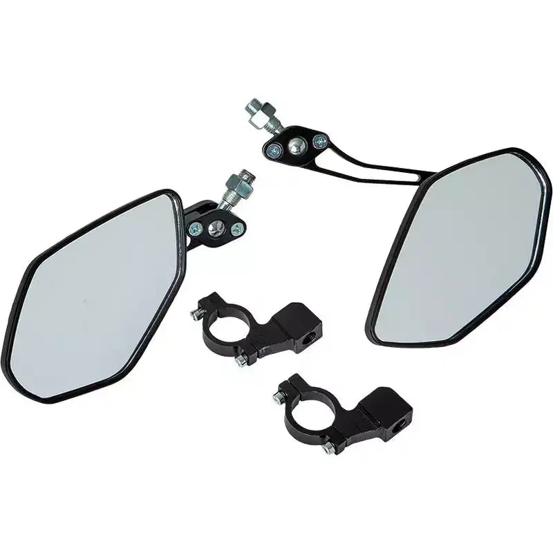 Adjustable Bicycle Rearview Mirror Set Clear Wide View Easy Installation