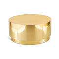 Meridian Furniture Jazzy Stainless Steel Drum Coffee Table