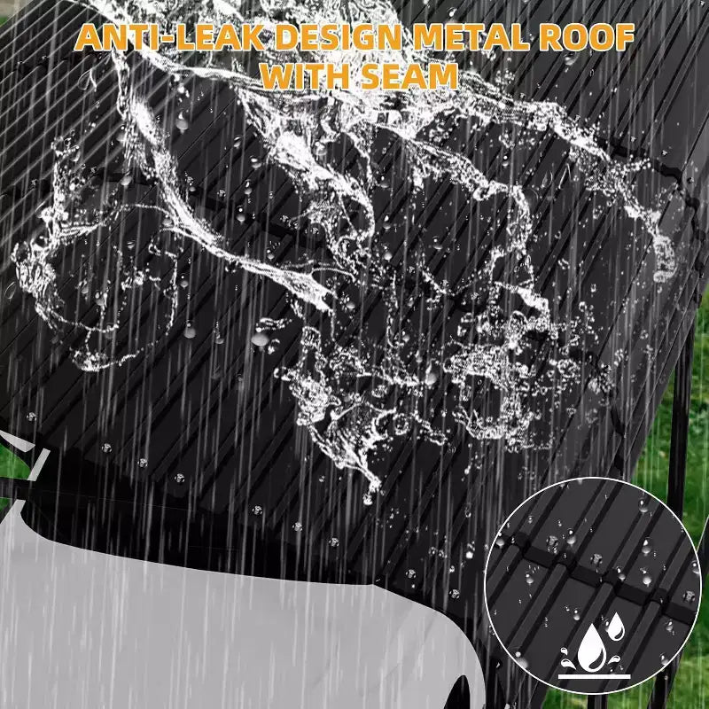 20x40 ft Metal Carport, Heavy-Duty Vehicle Shelter with Galvanized Steel Roof, Powder Coated Frame, Easy Setup for Cars Trucks RV Protection