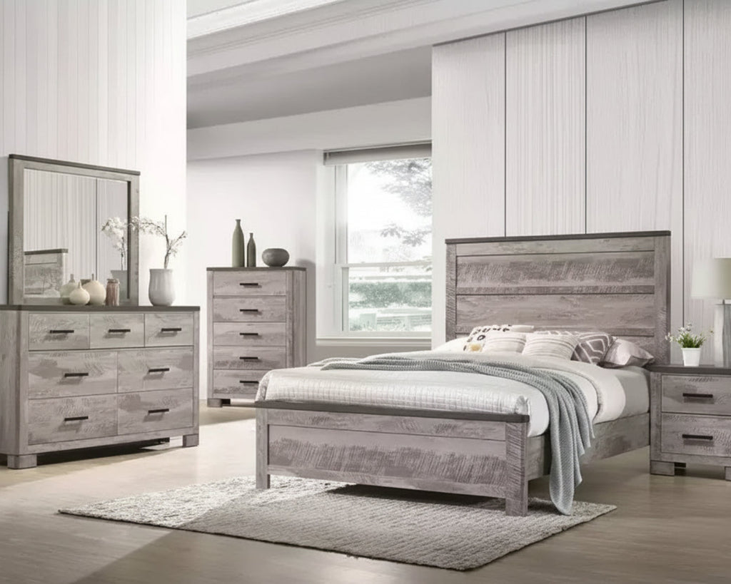 Adam 5 Drawer Chest Gray - Picket House Furnishings