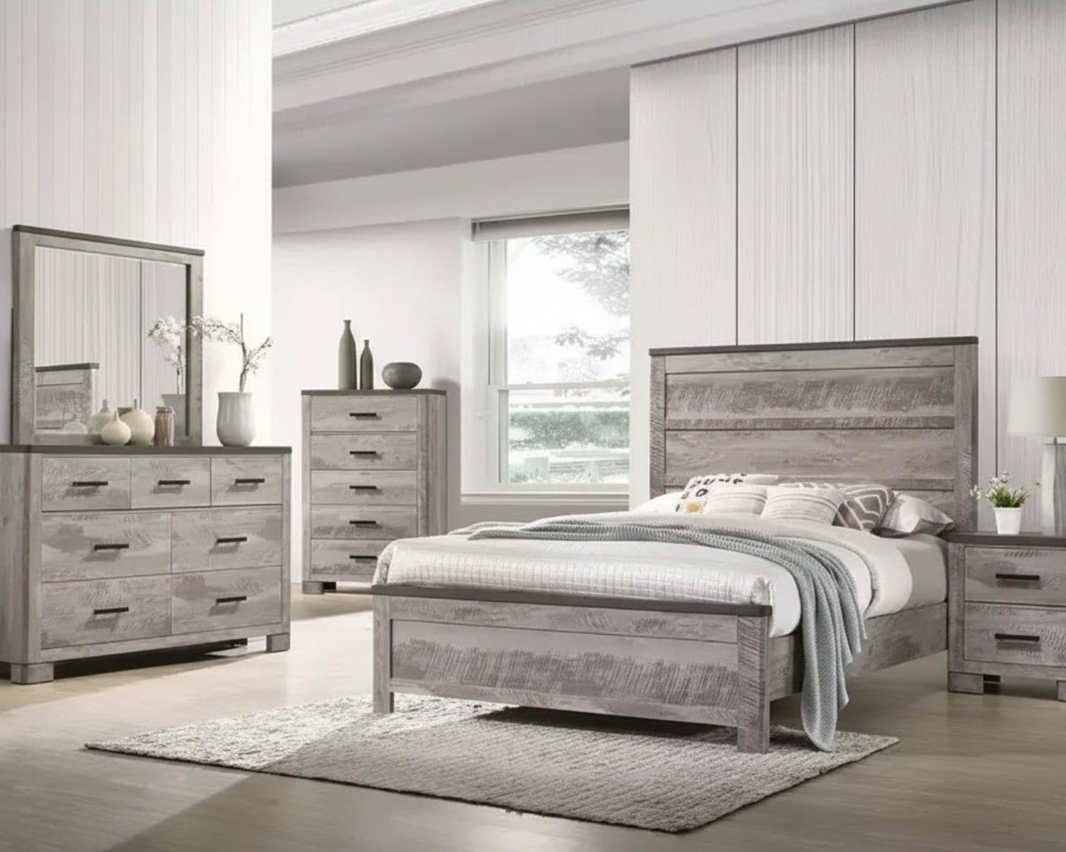 Adam 5 Drawer Chest Gray - Picket House Furnishings