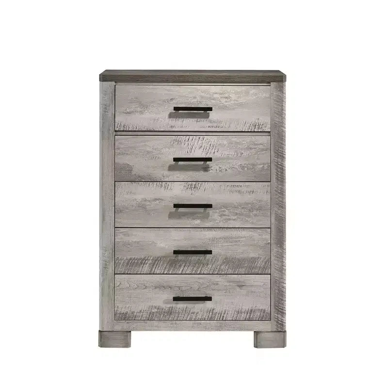 5 Drawer Chest Gray