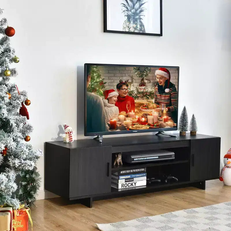 Modern TV Stand Media Entertainment Center for TV's up To 65'' w/Storage Cabinet
