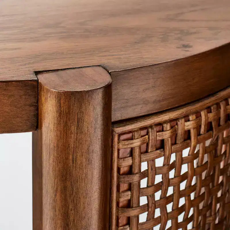 Woven Accent Table