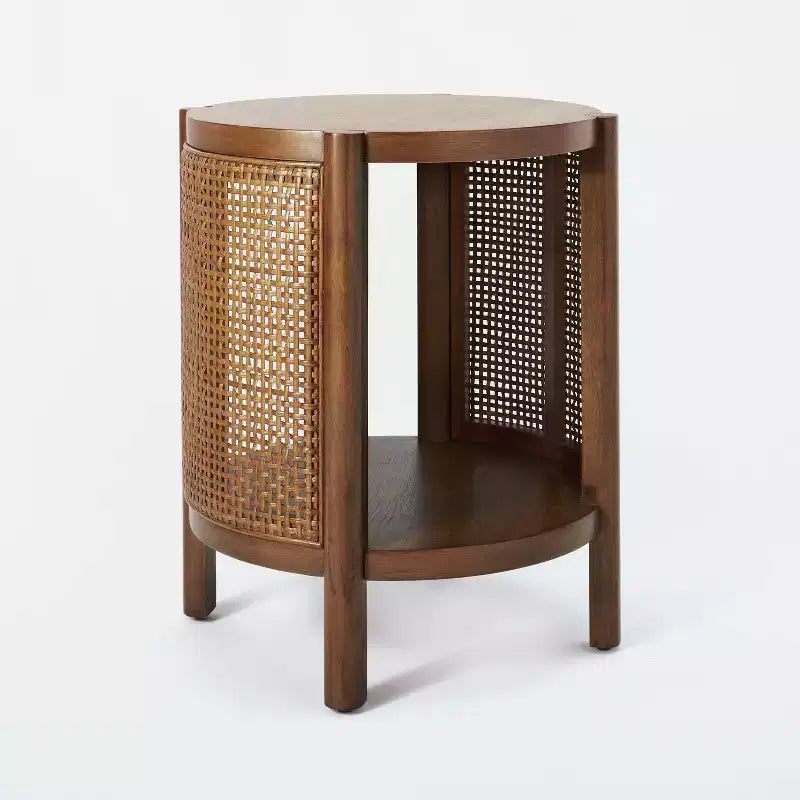 Portola Hills Woven Accent Table - Threshold designed with Studio McGee
