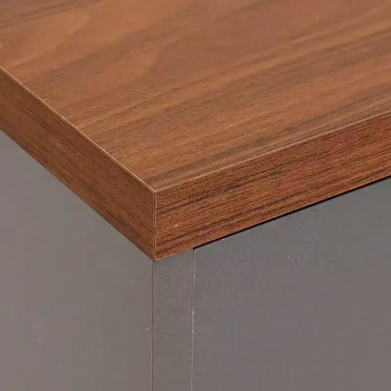Indoor Mid-Century Modern 2-Door Accent Buffet Cabinet with Shelves